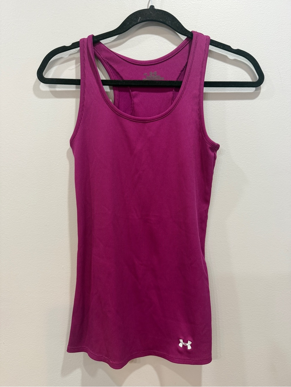 Under Armour Women's Fuchsia Ribbed Tank Top